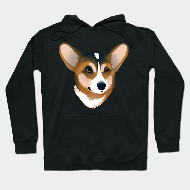 SimpliciTee - Pembroke Welsh Corgi Hoodie by Larthan